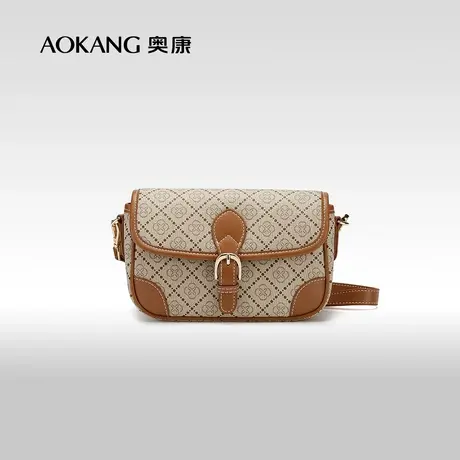 【门店发货】奥康女包新款时尚经典款单肩斜挎腋下包小方包潮图片