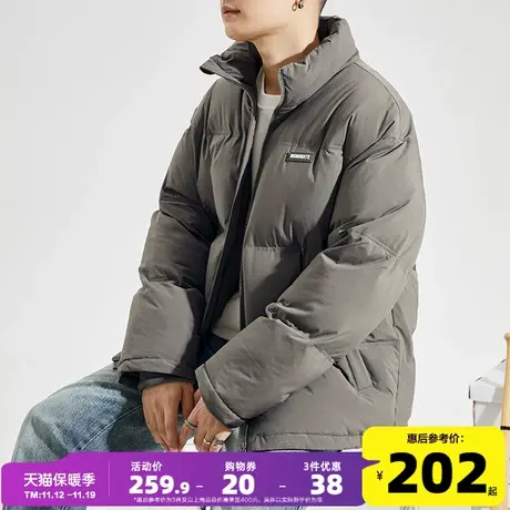 唐狮2023冬季新款棉衣立领宽松棉服男款保暖加厚外套男生大袄子潮图片