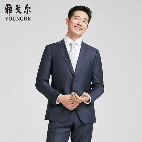 【商场同款】雅戈尔男士西服春季新款官方商务休闲羊毛西装外套男图片