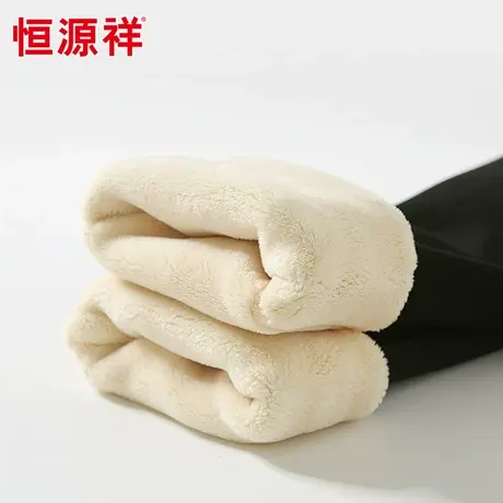 恒源祥加绒加厚打底裤女冬季超厚高腰显瘦保暖裤踩脚裤外穿棉裤图片