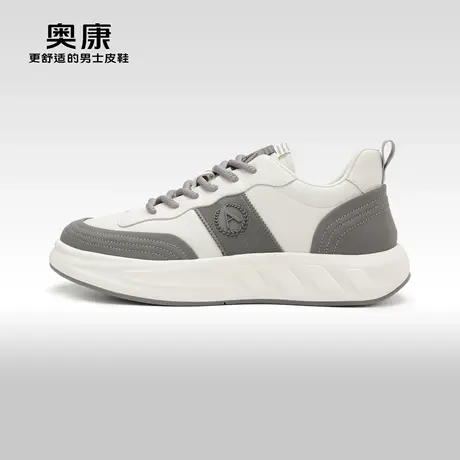 【云朵系列】奥康男鞋春秋季新款低帮时尚休闲鞋男透气轻质单鞋商品大图