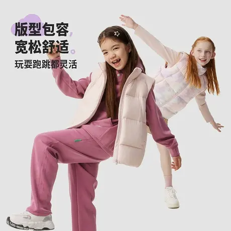 坦博尔24年新款男童女童中大童泡芙百搭舒适轻薄羽绒马甲校服内胆商品大图