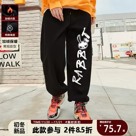 ins潮牌束脚卫裤男新款2023春季爆款网红运动裤百搭裤子休闲裤商品大图