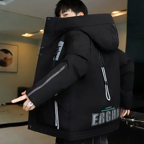 棉衣男冬季外套2023年新款冬装男士棉袄潮牌加厚短款工装羽绒棉服商品大图