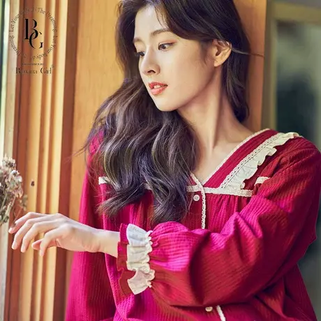 bananagirl睡衣女春秋新款女式家居服休闲简约韩版家居服套装商品大图