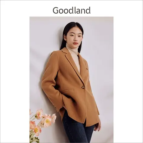 【百亿补贴官方直播】音儿美地女装新款毛呢外套商品大图