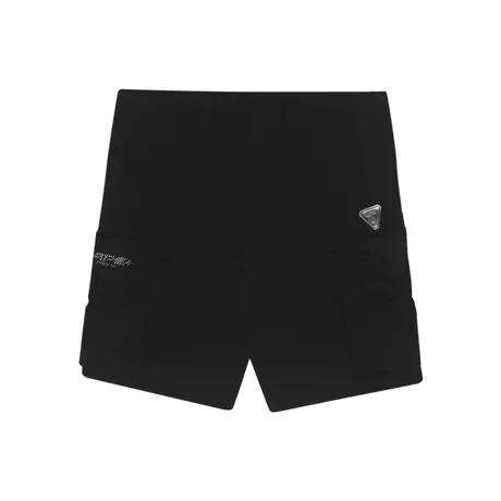 AAPE+运动男装春夏反光猿颜徽章网面口袋潮流休闲短裤6773XXG图片