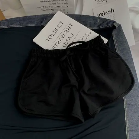 运动短裤女夏季宽松直筒bf港味显瘦休闲ins潮2023新款中裤阔腿裤商品大图