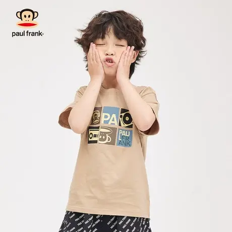 大嘴猴童装男童短袖t恤2023年夏季新品半袖中大儿童纯棉上衣体恤商品大图