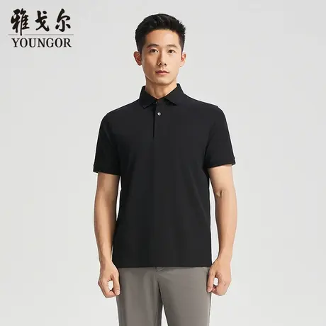 【商场同款】雅戈尔男士POLO衫夏季新款官方商务休闲短袖POLO衫男图片