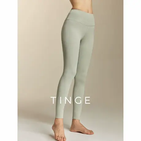 TINGE贴己24年新款厚乳芝士磨毛双层收腹高腰打底裤女秋裤保暖裤图片
