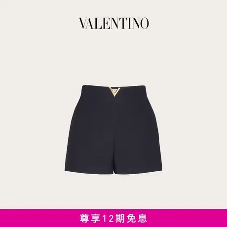 【24期免息】华伦天奴VALENTINO女士 CREPE COUTURE 短裤图片