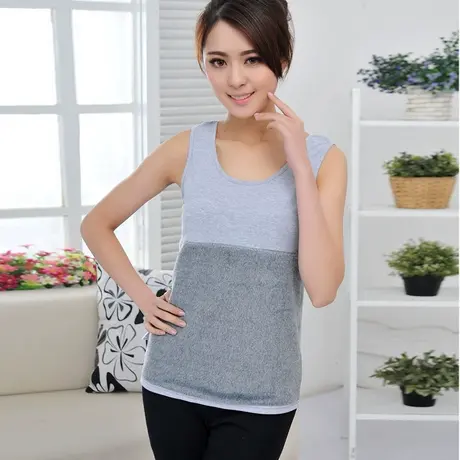 护肚子加绒保暖背心女男中老年人小腹加厚护胃暖胃护腹内衣男士商品大图