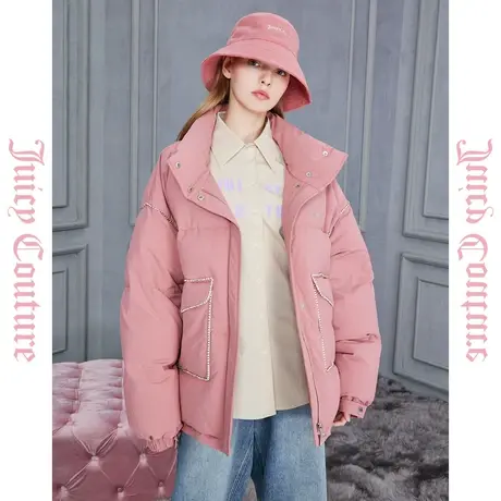 Juicy Couture橘滋2023新款草莓清仓正品印花女式品牌羽绒服反季商品大图