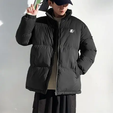 唐狮冬季新款棉衣男士棉袄保暖立领加厚棉服男冬天外套抗寒潮TD商品大图