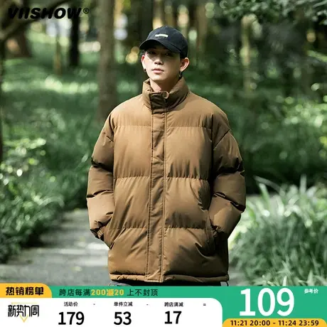 VIISHOW美式棉服男潮牌加厚保暖宽松面包服衣服冬季男生痞帅棉衣商品大图