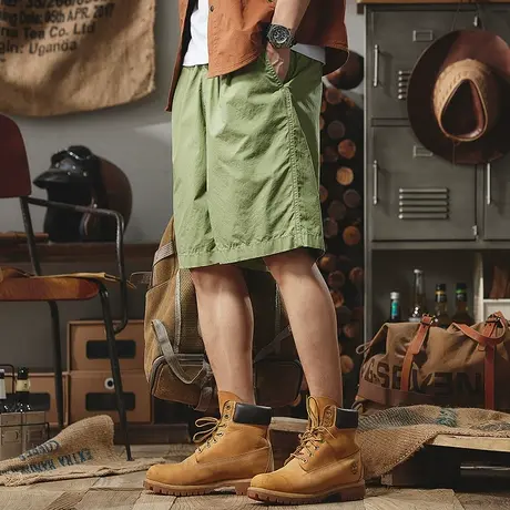 Modi Nick/摩帝尼克男士夏季五分裤宽松休闲运动潮流沙滩裤男款商品大图