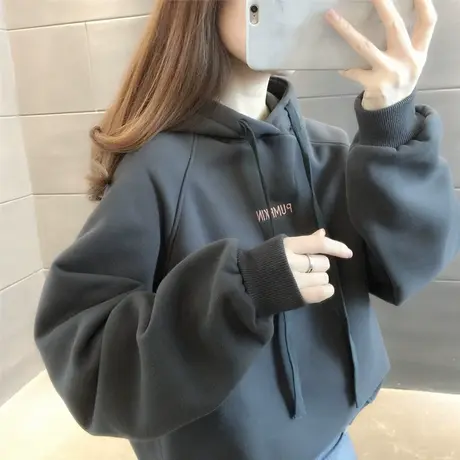 卫衣2023年新款女装韩版秋冬季秋款秋装宽松女士加厚上衣外套爆款商品大图