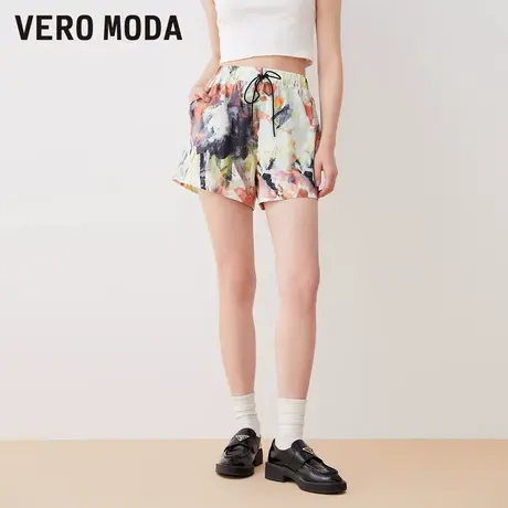 Vero Moda奥莱短裤女夏季新款休闲百搭印花街头宽松直筒百搭流行图片