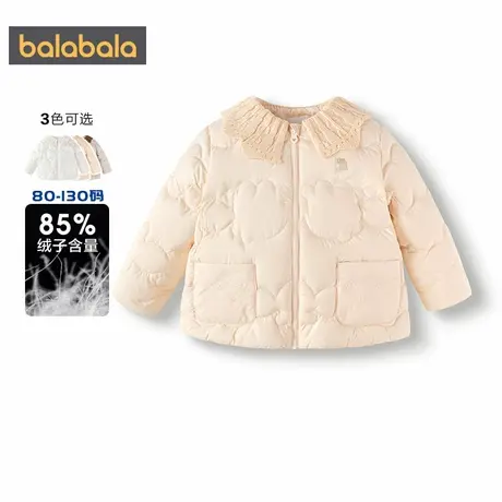 【商场同款】巴拉巴拉女童羽绒服宝宝外套冬季新款童装儿童上衣潮商品大图