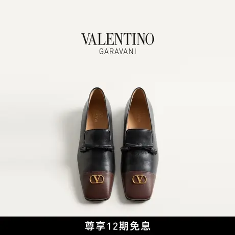 [秋冬新品]华伦天奴VALENTINO男士BABOUCHOES小羊皮乐福鞋图片