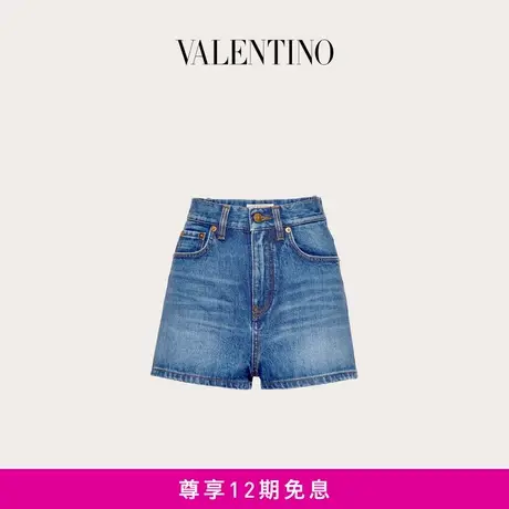 【24期免息】华伦天奴VALENTINO女士牛仔短裤商品大图