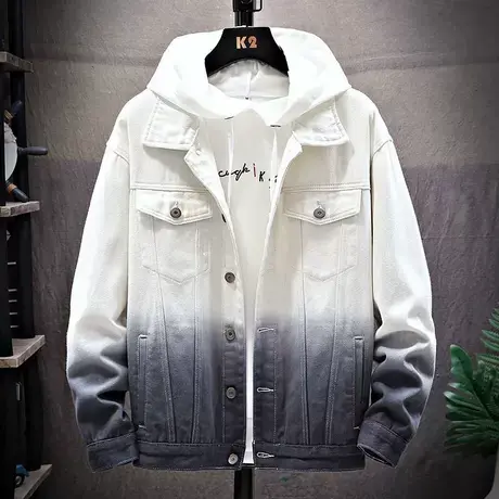 春秋季韩版男士牛仔外套潮流ins上装衣服日系潮牌棒球服港风夹克商品大图