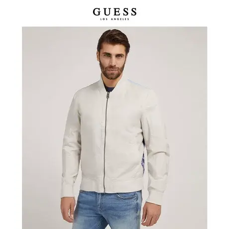 GUESS男士潮个性印花棒球服夹克外套-M2GL03W8550商品大图