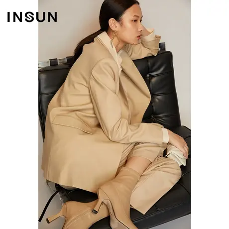 INSUN恩裳秋季长袖小众西装外套商品大图