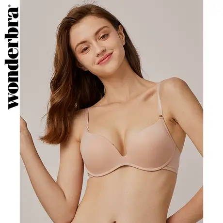WONDERBRA肤色无钢圈一片式性感文胸聚拢舒适内衣女图片