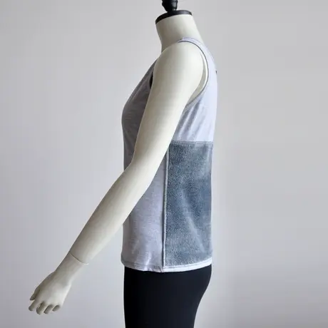 带护腰护背背心后腰保暖男暖背加绒内衣男士女腰加厚棉打底女式商品大图