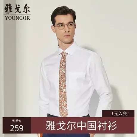 【DP免烫】D系雅戈尔衬衫秋冬新款长袖衬衫柔软商务休闲抗皱衬衣商品大图