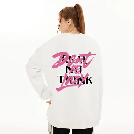 Nuthink无帽卫衣潮牌薄款男冬季国潮宽松潮流2023冬季新款上衣商品大图