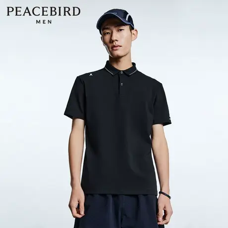 太平鸟男装 夏季新款Polo衫短袖B1DBD2G14图片
