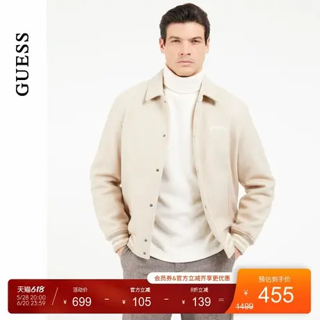 GUESS男士休闲百搭轻运动棒球服外套-M4BL29WGJ72商品大图