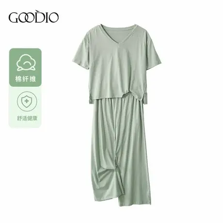 歌帝【直播专享】家居短袖长裤女套装 GDB0126图片