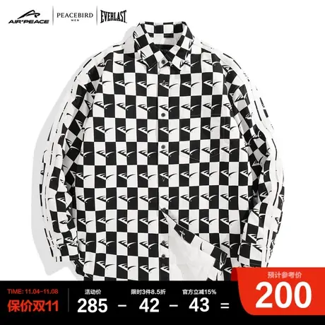 【AIRxPEACE】太平鸟男装 EVERLAST联名潮流衬衫男商品大图