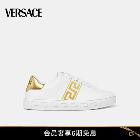 【12期免息】VERSACE/范思哲 女士刺绣Greca运动鞋图片