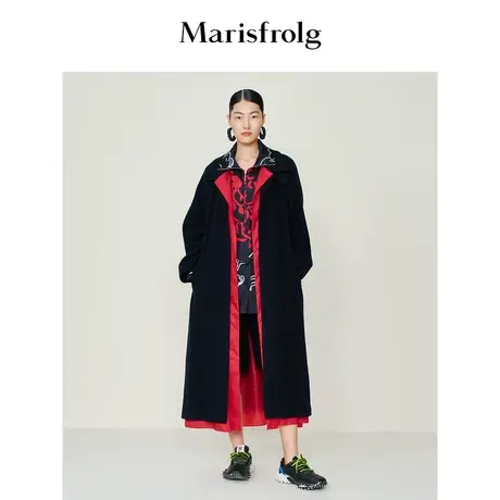 【奥莱清仓保暖季特价 】玛丝菲尔毛呢外套商品大图