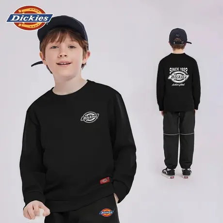 Dickies童装男童长袖t恤儿童春秋款美式潮牌上衣男孩秋装衣服秋A商品大图