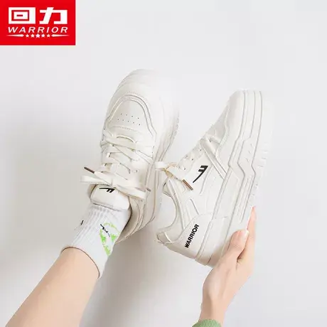 回力女鞋板鞋小白鞋2024秋冬新款爆款厚底时尚百搭休闲运动板鞋女商品大图