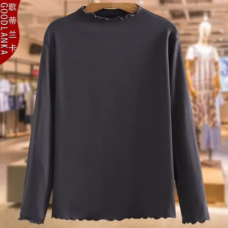 中年四五十岁肥妈妈打底裤春秋款洋气时尚加肥加大码女装立领上衣商品大图