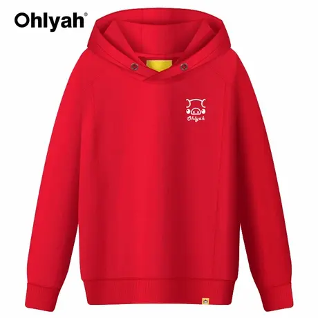 Ohlyah品牌卫衣情侣男女连帽衫2023春装新款宽松学生班服工作定制商品大图