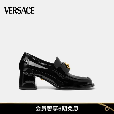 【季末优惠】VERSACE/范思哲 女士Alia漆皮乐福鞋商品大图