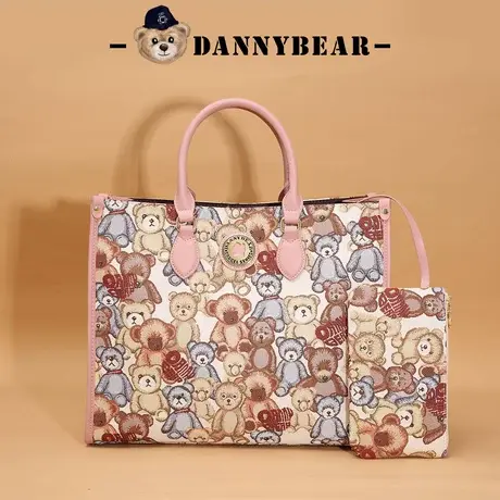 丹尼熊手提单肩托特包大容量子母放电脑旅行包袋时尚百搭1825050商品大图