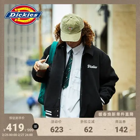 Dickies 秋季工装男女情侣厚夹克棉服保暖外套宽松图片