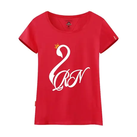 Ohlyah2023新款短袖卡通t恤女韩版修身卡通薄款大码学生青春个性图片