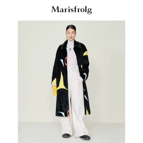 【奥莱清仓保暖季特价 】玛丝菲尔毛呢外套图片