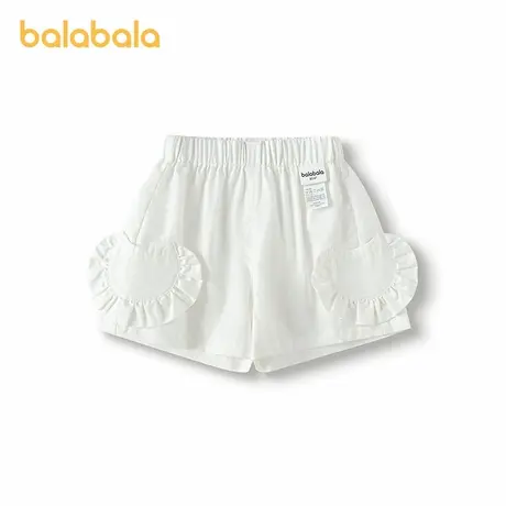 【商场同款】巴拉巴拉婴儿裤子宝宝短裤女童2025新款夏装外穿时尚商品大图