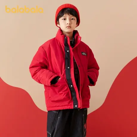巴拉巴拉童装儿童羽绒服2025新款秋季装男女保暖立领时尚外套上衣商品大图